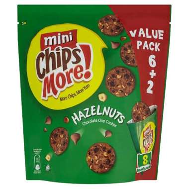 Chips More! Mini Hazelnuts Chocolate Chip Cookies 8sX28g