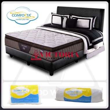Comforta Super Dream 180x200 180 x 200 Full Bed Set Fullset Springbed Matras Kasur Termurah Paling M