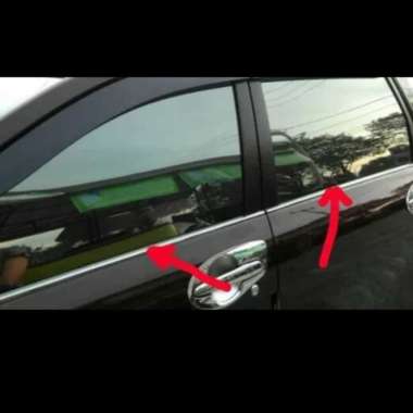 List lis pintu kaca samping all new Avanza Veloz Xenia 2012-2018 - - Multicolor -