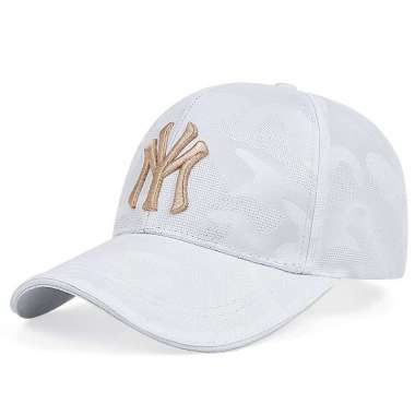 Baseball cap : NY CAMO - Topi baseball topi golf topi pria topi wanita One Size WHITE