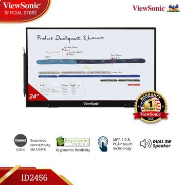 ViewSonic ID2456 24” Touch Monitor Pen Display | Drawing Monitor