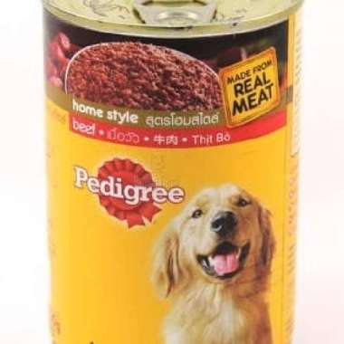 pedigree dog food beef 1.15kg wet food kalengan