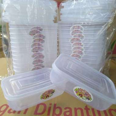 Tepak kotak makan / Food Container Plastik Tebal (4pcs)