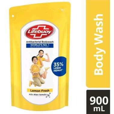 Promo Harga Lifebuoy Body Wash Lemon Fresh 850 ml - Blibli