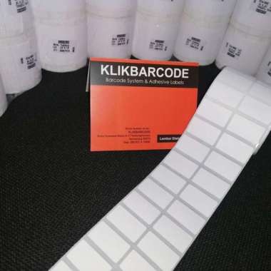 Barcode Label Thermal 27X15 Mm Isi 2000 Stiker Label Cocok Xprinter