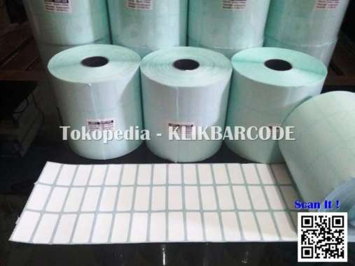 Kertas Sticker Label Barcode Sc 33X15 3 Baris Isi 10 Rb