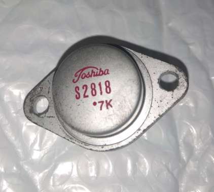 Transistor S2818 NPN Triple Diffused Horizontal Outpt 1500v 5A Jengkol
