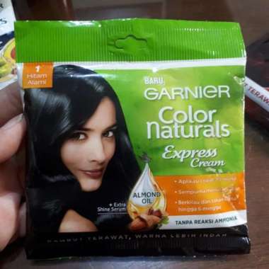 garnier pewarna rambut hitam 1
