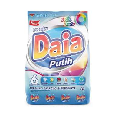 Promo Harga Daia Deterjen Bubuk Putih 4000 gr - Blibli