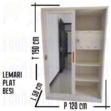 Import Lemari Pakaian besi lemari plat besi lemari sliding besi lemari besi
