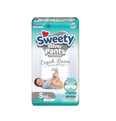 SWEETY Silver Pants S66 / Sweety Fit Pants Silver S 66