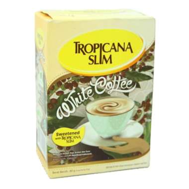 Promo Harga Tropicana Slim White Coffee per 4 sachet 20 gr - Blibli