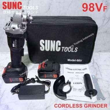 CORDLESS ANGLE GRINDER BRUSHLESS MESIN GERINDA SUNC TOOLS