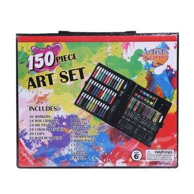OEM PROMO pensil warna lengkap 1 set isi 150 Mainan anak perempuan yang lagi viral Crayon set kompli
