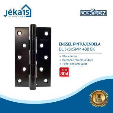 Engsel Dekkson Deluxe | Engsel Pintu 5 Inch | Black Series