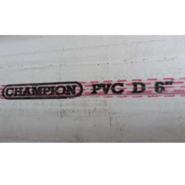 Pipa Pvc Paralon Pralon Champion D 6" Inch Paket 4 Batang X 1 Meter
