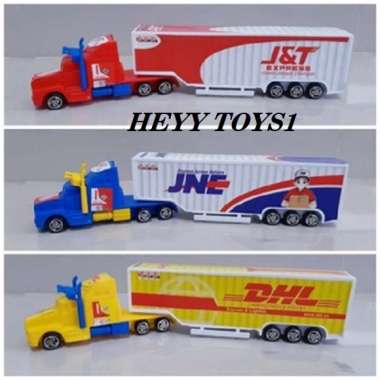 MAINAN TRUCK KONTAINER OCT6033 KENDARAAN MAINAN MAINAN KENDARAAN MAINAN ANAK LAKI LAKI