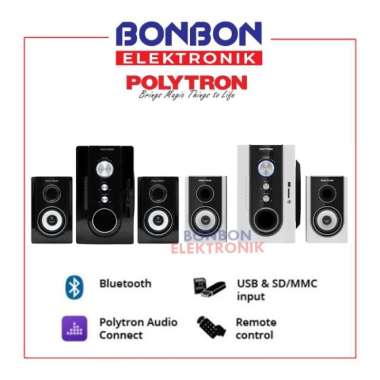Polytron PMA 9320 Bluetooth Multimedia Speaker Radio FM / PMA9320 PUTIH