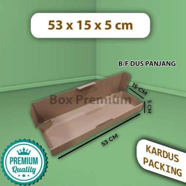 Kardus Dus Box Packaging Diecut Persegi Panjang Keyboard/Kue 53x15x5