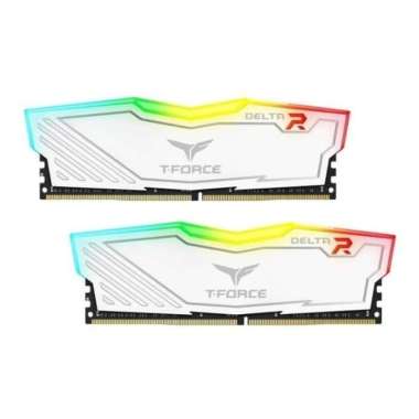 Team Memory Delta Tforce RGB 2x8GB PC 3600 DDR4 PUTIH