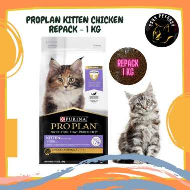 OEM [REPACK] PROPLAN KITTEN CAT FOOD Makanan Kucing Frespack 1kg
