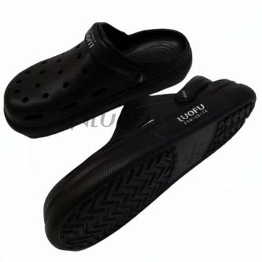 LUOFU Sepatu Sandal Baim Bakpau Jelly Karet Eva E6201-A01 36