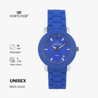 Fortuner Jam Tangan Pria Wanita Unisex Original Allyn Putih
