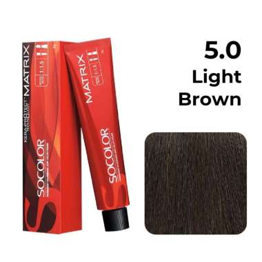 Permanent Hair Color SO COLOR MATRIX 90ml Semir Cat Rambut Profesional 5.0