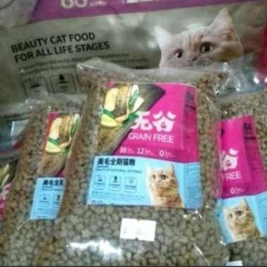 OEM kf kitchen flavor adult beauty repack 1kg makanan kucing kf granfree
