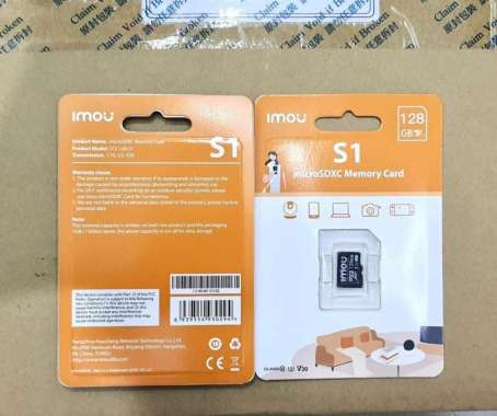 MEMORY CARD MICROSD IMOU CL10 MEMORY CARD CCTV IPCAM MICRO SD CLASS 10 128 gb