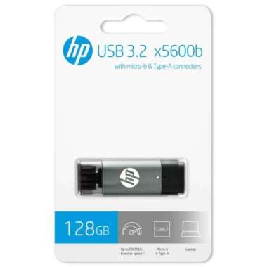 USB OTG FLASHDISK HP x5600c FLASH DRIVE USB TYPE-C USB 3.2 (ORIGINAL) 128GB