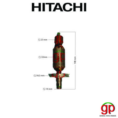 Sparepart Armature / Angker TR 6A Hitachi For Mesin Trimmer Router TR6A