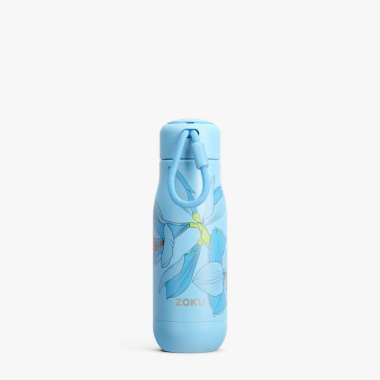 Zoku Sky Lily 12oz Stainless Bottle - Botol Minum Termos, Botol Minum Tahan Panas Dingin