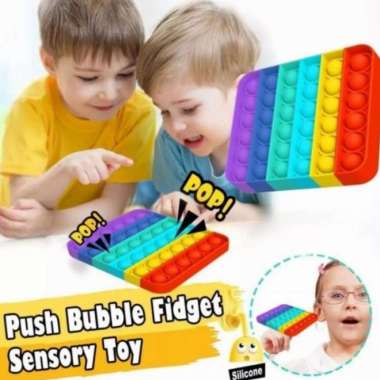 pop it murah mainan pop it jumbo pop it rainbow fidget cube