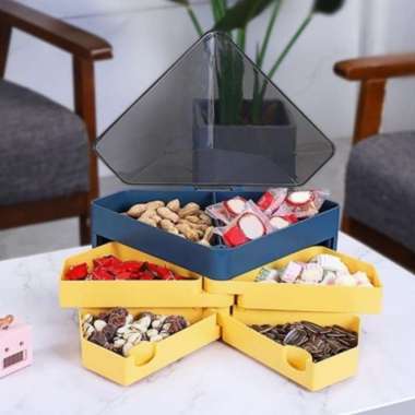 toples lebaran mewah toples permen kue coklat candy box storage box