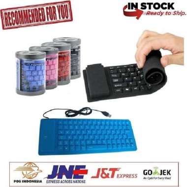 FLEXIBLE KEYBOARD MINI USB Hitam