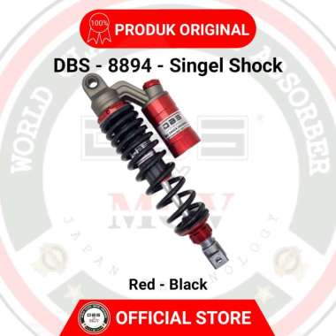 Shock Tabung DBS 8894 GP SERIES 310MM RED BLACK