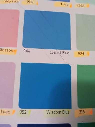 Cat Tembok 952 Wisdom Blue Biru Vinilex 5 kg Interior Dinding Rumah