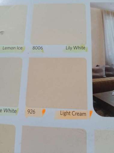 Cat Tembok 926 Light Cream Krem Vinilex 5 kg Interior Dinding Rumah