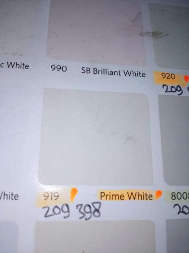 Cat Tembok 919 Prime White Putih Vinilex 5 kg Interior Dinding Rumah