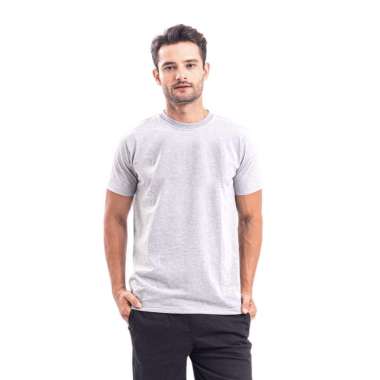 Redcliff Kaos Oblong Polos Pria Abu Muda 6F0002Y Abu-abu S