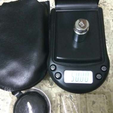 Timbangan Emas Digital Scale CHQ Asli Akurasi 0,01g Lampu LED Putih