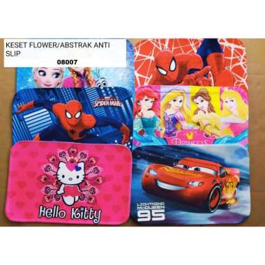 Keset Flower Alas Kaki Abstrak Anti Slip Motif Karakter Cantik 38x58cm Aneka Motif Mickey Mouse