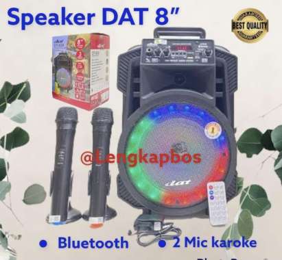 Speaker Bluetooth Karoke / salon DAT 8" inch