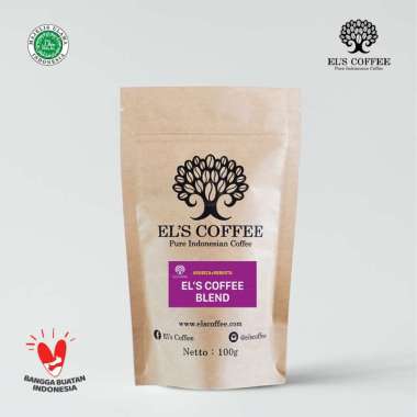 Kopi Arabika dan Robusta El's Coffee Blend 100gr Biji Kopi