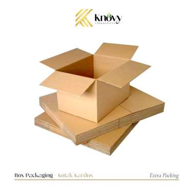 KNOVY Ekstra Packing Bubble Wrap Kotak Kardus Box Extra Packaging Kardus Kecil