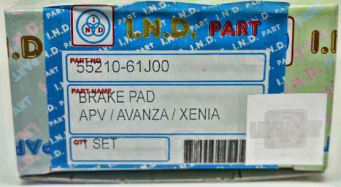BRAKE PAD / KAMPAS REM DEPAN SUZUKI APV / TOYOTA AVANZA (55210-61J00)