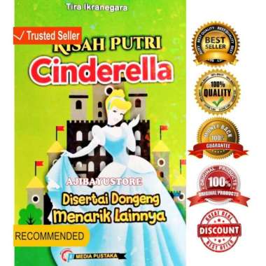 BUKU CERITA KISAH CINDERELLA KISAH CINDERELA DISERTAI DONGENG MENARIK