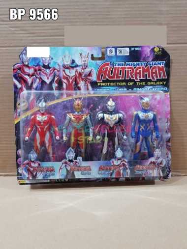 MAINAN ANAK LAKI LAKI ULTRAMAN ACTION BP9566 ISI 4PCS / ULTRAMAN BP FI