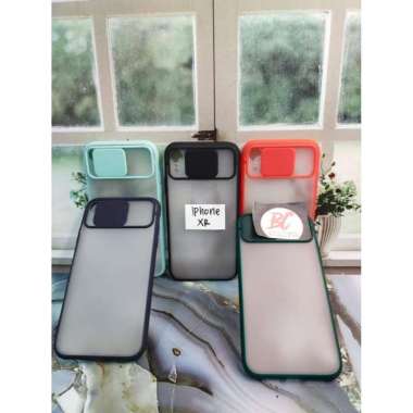 Untuk Iphone Xr, Untuk Iphone Xs Max - Case Slide Protection Kamera - Case Sliding IPHONE XR - tosca